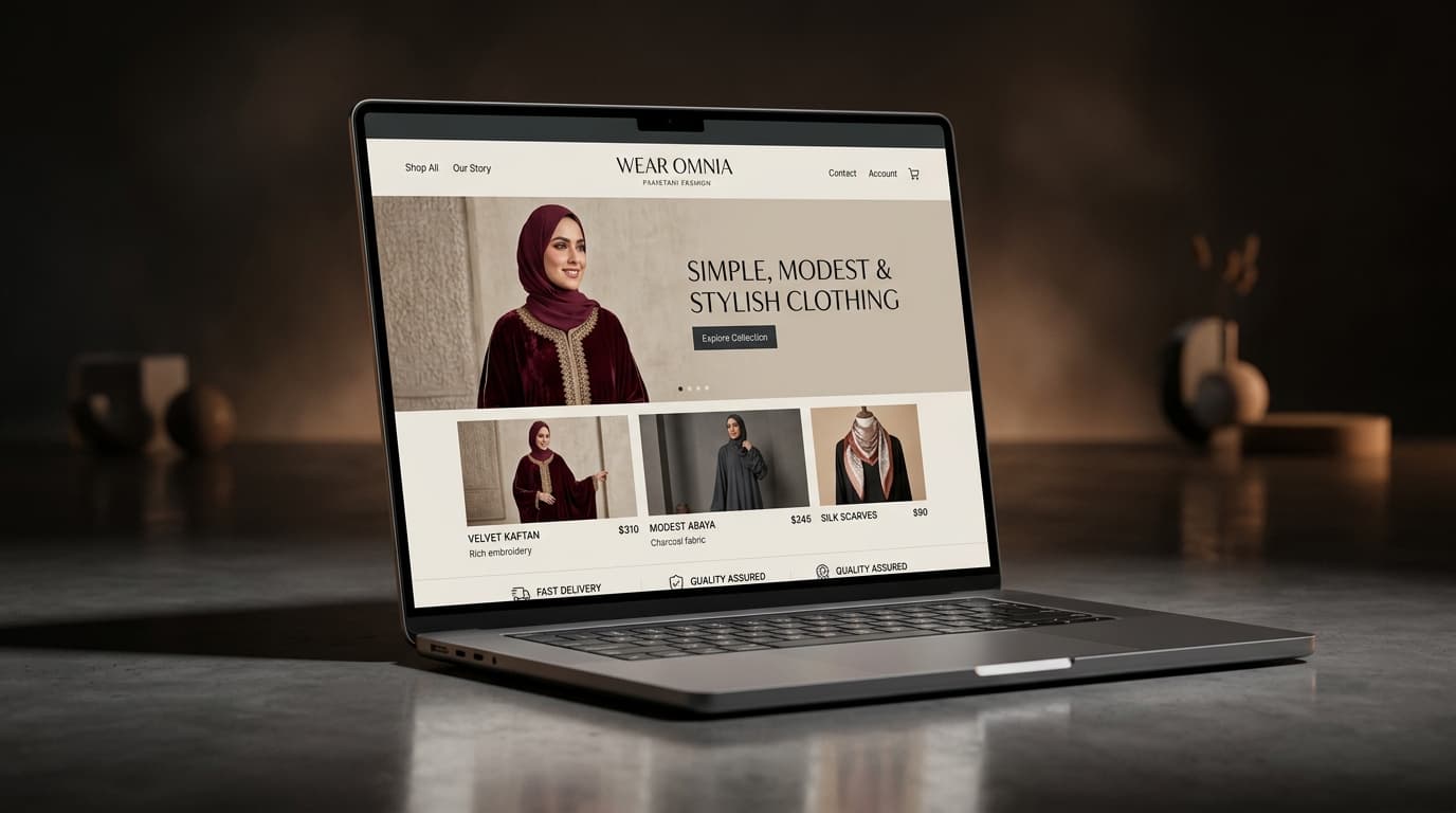 WearOmnia — Modest Fashion E-Commerce Brand